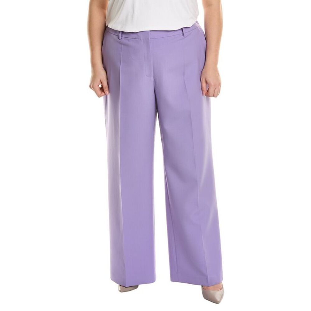 Lafayette 148 New York Plus Gates Wool-Blend Pant